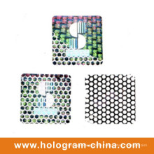 Silber Tamper Evident Embossing Aluminiumfolie Honeycomb